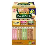 いなば ちゅ~るごはん 総合栄養食タイプ ビーフ・野菜バラエティ 40本入(BOX)