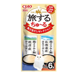 ＣＩＡＯ　チャオ　旅する ちゅ～る　魚介旨だしセレクション　６本