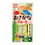 いなば まるっとおさかなちゅ~る まぐろ・かつお 緑黄色野菜入り 4本