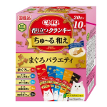 CIAO チャオ 香り立つクランキー ちゅ~る和え まぐろバラエティ 10袋入