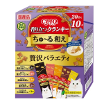 CIAO チャオ 香り立つクランキー ちゅ~る和え 贅沢バラエティ 10袋入