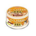 いなば　ビーフ＆とりささみ　缶　ビーフ＆とりささみ　チーズ入り　８５ｇ