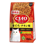 ＣＩＡＯ　チャオ　クランキー　まぐろ・チキン味　本格かつおだし　７００ｇ