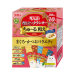 CIAO チャオ 香り立つクランキー ちゅ~る和え まぐろ・かつおバラエティ 10袋入