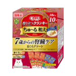 CIAO チャオ 香り立つクランキー ちゅ~る和え 7歳からの腎臓ケア まぐろアソート 10袋入