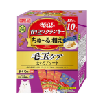 CIAO チャオ 香り立つクランキー ちゅ~る和え 毛玉ケア まぐろアソート 10袋入