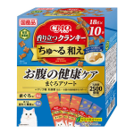 ＣＩＡＯ　チャオ　香り立つクランキー ちゅ～る和え　お腹の健康ケア　まぐろアソート　１０袋