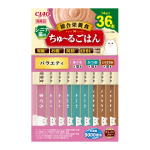 ＣＩＡＯ　チャオ　ちゅ～るごはん　総合栄養食　ＢＯＸ　シニア猫用バラエティ　３６本