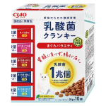 CIAO チャオ 乳酸菌クランキー まぐろバラエティ ボックス 200g(20g×10袋)