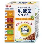 CIAO チャオ 乳酸菌クランキー チキンバラエティ ボックス 200g(20g×10袋)