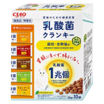 CIAO チャオ 乳酸菌クランキー 避妊・去勢後用 チキンバラエティ ボックス 200g(20g×10袋)
