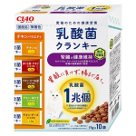 CIAO チャオ 乳酸菌クランキー 腎臓の健康維持 チキンバラエティ ボックス 170g(17g×10袋)