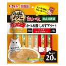ＣＩＡＯ　チャオ　焼かつお ディナー ちゅ～る　総合栄養食　かつお節・しらすアソート　２０本