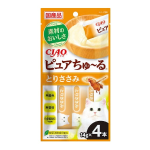 チャオ　ＣＩＡＯ　ピュアちゅ～る　とりささみ　４本