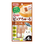 チャオ　ＣＩＡＯ　ピュアちゅ～る　かつお　４本