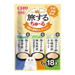 ＣＩＡＯ　チャオ　旅するちゅ～る　３種の満喫セレクション　１８本