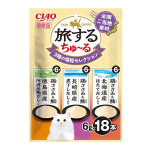 ＣＩＡＯ　チャオ　旅するちゅ～る　３種の堪能セレクション　１８本