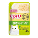 ＣＩＡＯ　チャオ　パウチ　クリームスープ　ささみ　ほたて貝柱・チーズ入り　４０ｇ