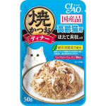 ＣＩＡＯ　チャオ　焼かつお ディナー　パウチ　高齢猫用　ほたて貝柱入り　５０ｇ