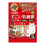 ＣＩＡＯ　チャオ　すごい乳酸菌 クランキー　まぐろ節味　５袋