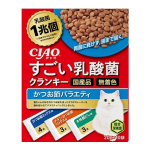 ＣＩＡＯ　チャオ　すごい乳酸菌　クランキー　かつお節バラエティ　１０袋