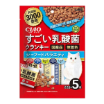 ＣＩＡＯ　チャオ　すごい乳酸菌 クランキー　シーフードバラエティ　５袋