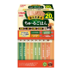 いなば　ちゅ～るごはん　とりささみ チーズ・野菜バラエティ　２０本入り　ＢＯＸ