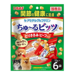 いなば　ちゅ～るビッツ　関節の健康に配慮　とりささみ　ビーフ入り　６袋