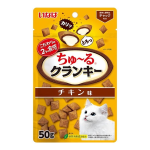 いなば 猫用 ちゅ~るクランキー チキン味 50g