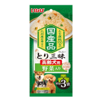 いなば とり三昧 パウチ 高齢犬用 野菜入り 3袋