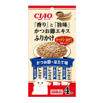 ＣＩＡＯ　チャオ　かつお節エキスふりかけ　かつお節・ほたて味　４本