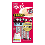 ＣＩＡＯ　チャオ　エナジーちゅ～る　かつお　４本