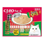 CIAO チャオ ちゅ~る 総合栄養食 まぐろ・かつおバラエティ 40本
