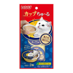 いなば 猫用 カップ ちゅ~る まぐろ ほたて味 2個