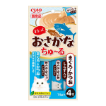 ＣＩＡＯ　チャオ　まるっとおさかなちゅ～る　まぐろ・かつお しらす入り　４本