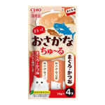 ＣＩＡＯ　チャオ　まるっとおさかなちゅ～る　まぐろ・かつお　４本