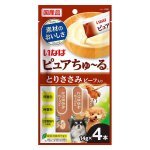 いなば　ピュアちゅ～る　とりささみ　ビーフ入り　４本