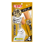 ＣＩＡＯ　チャオ　焼かつおテリーヌ　本格だし味　４本