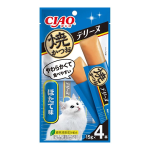 ＣＩＡＯ　チャオ　焼かつおテリーヌ　ほたて味　４本