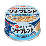 CIAO チャオ 缶 まぐろ・かつおのツナブレンド ほたて貝柱入り 85g
