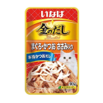 いなば　金のだし　パウチ　まぐろ・かつお　ささみ入り　４０ｇ