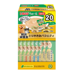 いなば　ちゅ～る　総合栄養食　とりささみバラエティ　２０本入り　ＢＯＸ
