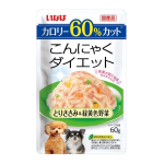 いなば　こんにゃくダイエット　パウチ　とりささみ＆緑黄色野菜　６０ｇ