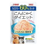 いなば　こんにゃくダイエット　パウチ　とりささみ＆鶏軟骨　６０ｇ