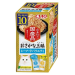 ＣＩＡＯ　チャオ　おさかな三昧　シーフードバラエティ　１０袋