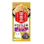 ＣＩＡＯ　チャオ　おさかな三昧　高齢猫用　まぐろ　３袋