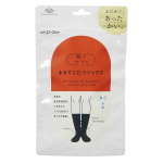 靴下サプリ まるでこたつ ソックス レディース ブラック 23~25cm