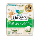 ロリエ　きれいスタイル [おりものシート]　天然コットン１００％　無香料　５４コ入