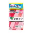 ロリエ　スリムガード　ボリュームパック　特に多い昼用　25cm　羽つき　無香料　34コ入