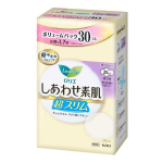 ロリエ　しあわせ素肌　超スリム　特に多い昼用　２５ｃｍ　羽つき　３０コ入